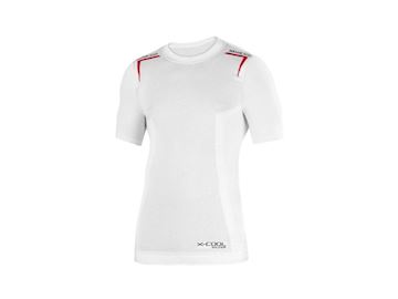 Sparco K-Carbon ondershirt wit/rood
