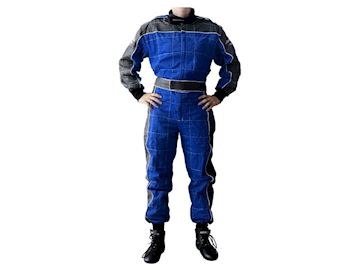 Arroxx overall katoen blauw/grijs
