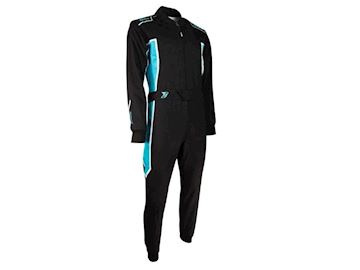 Speed overall Imola RS3 zwart/lichtblauw/wit