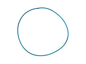 AF screen O-ring blue