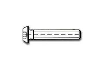 Convex head bolt 8x35